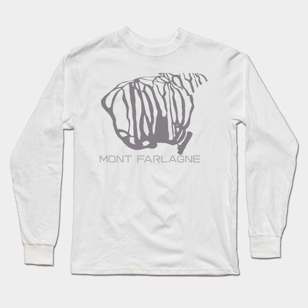 Mont Farlagne Resort 3D Long Sleeve T-Shirt by Mapsynergy